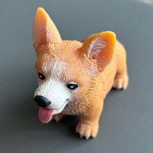 Schylling 3.5" CORGI Rubbery Squeeze Pocket Pup For Stress Relief, Play, Autism
